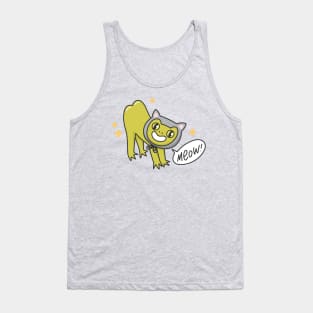 Crazy frog - cat Tank Top